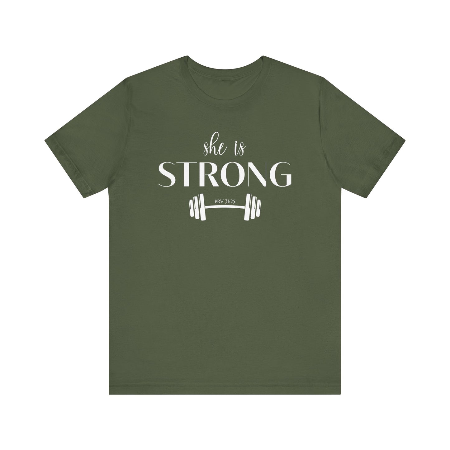 She Is Strong Workout T-Shirt
