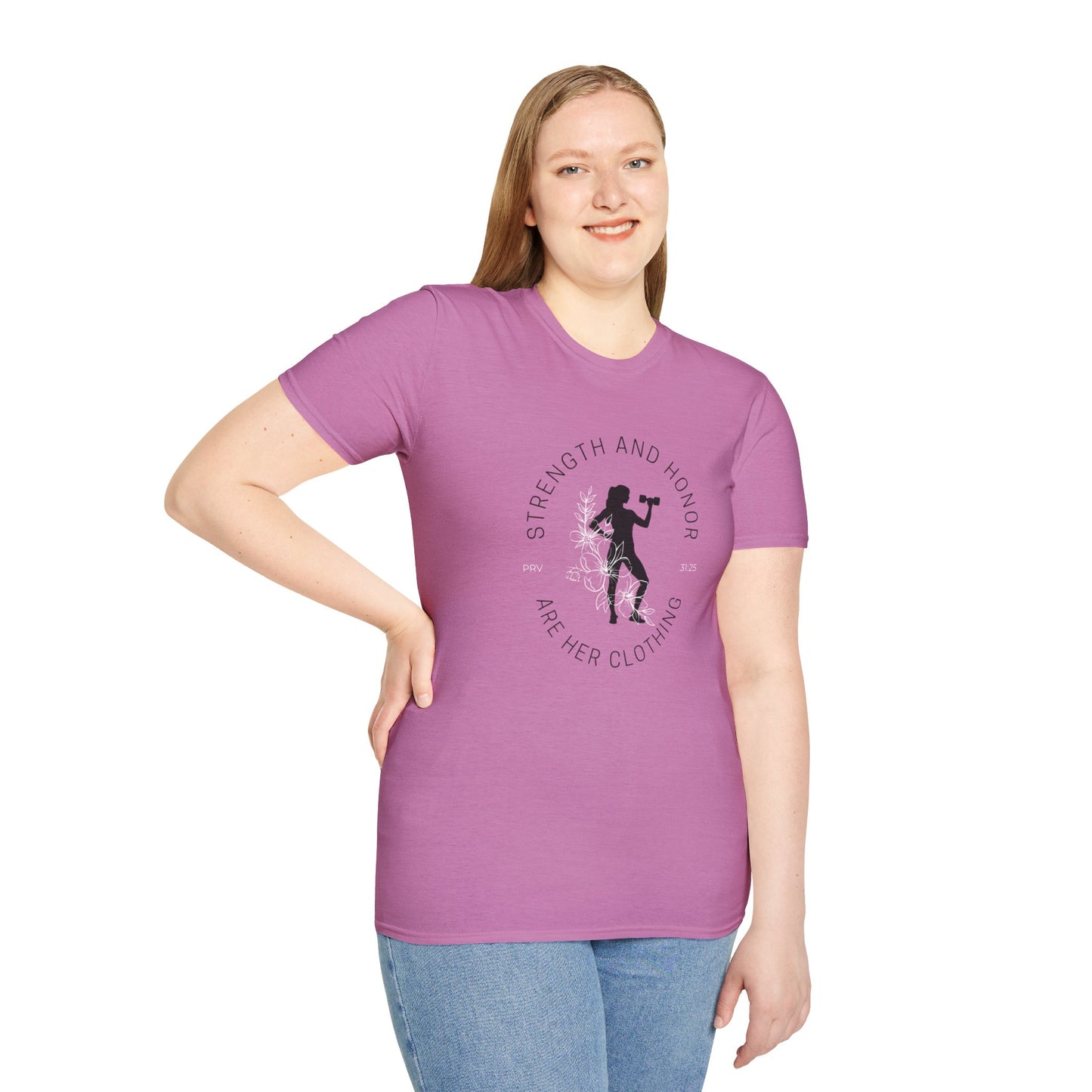 She Is Strong Workout Gildan Softstyle T-Shirt