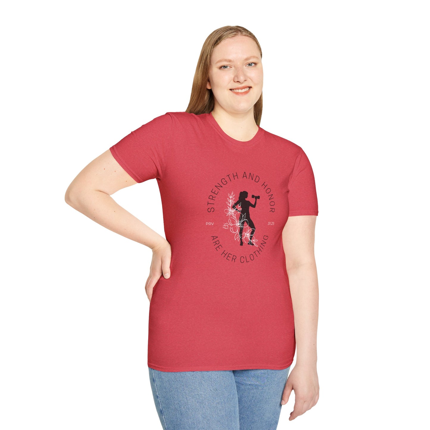She Is Strong Workout Gildan Softstyle T-Shirt