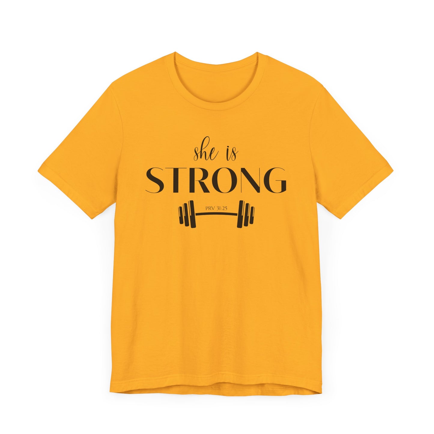 She Is Strong Workout T-Shirt