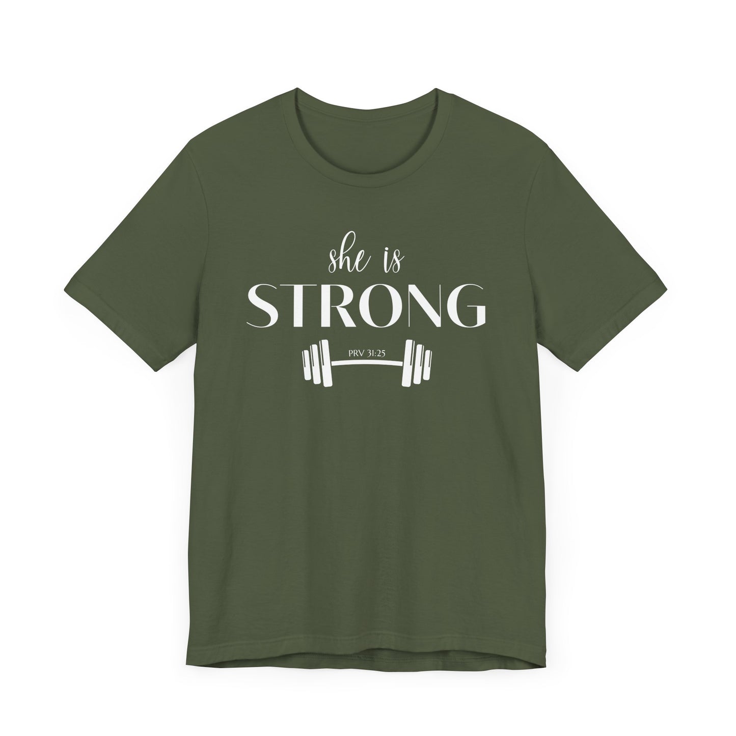 She Is Strong Workout T-Shirt