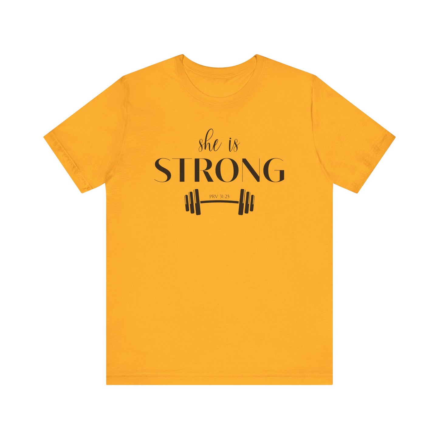 She Is Strong Workout T-Shirt