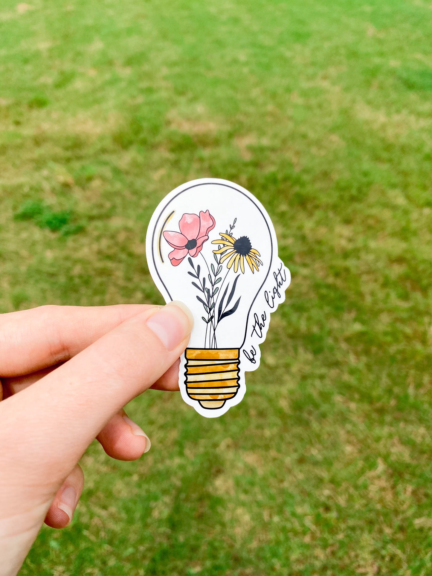 Be The Light Sticker