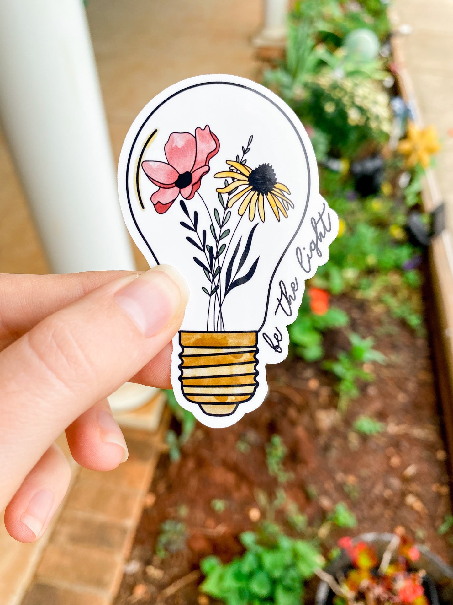 Be The Light Sticker