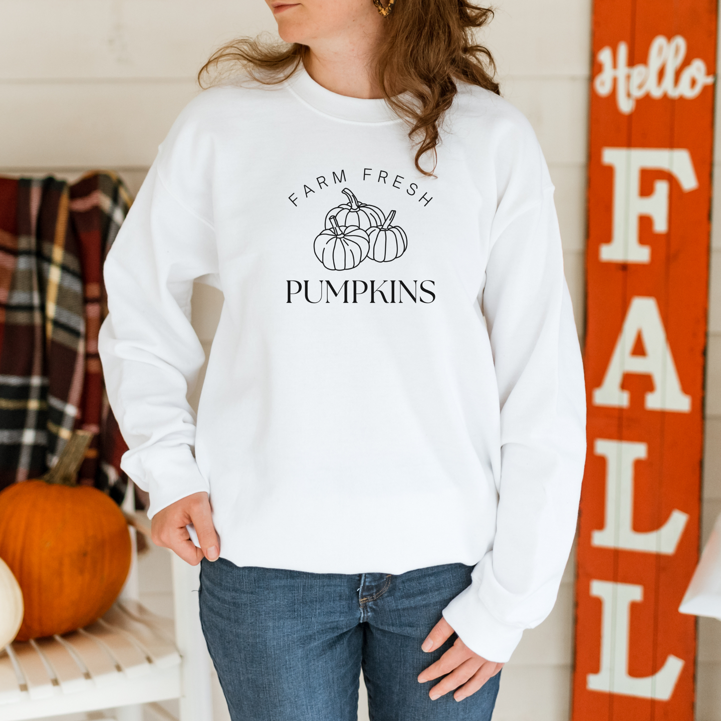 Farm Fresh Pumpkins Sweatshirt Limited Edition