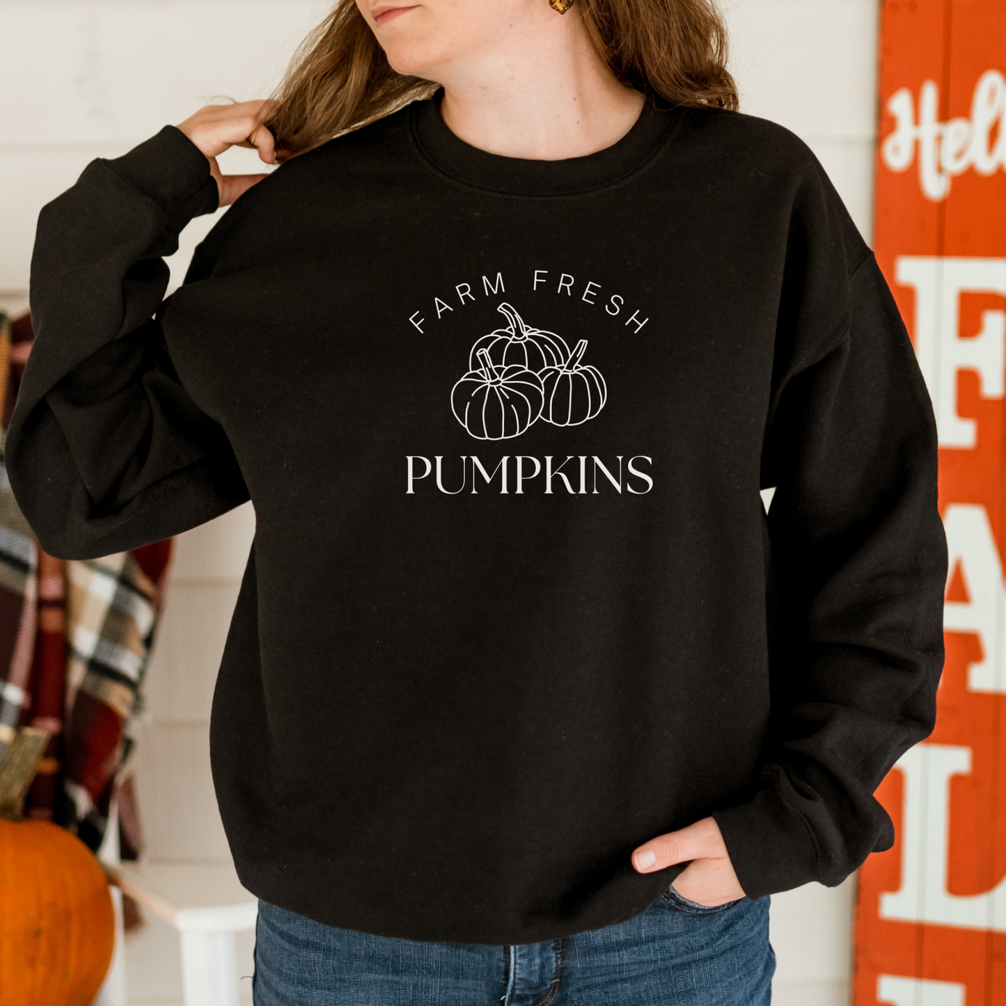 Farm Fresh Pumpkins Sweatshirt Limited Edition