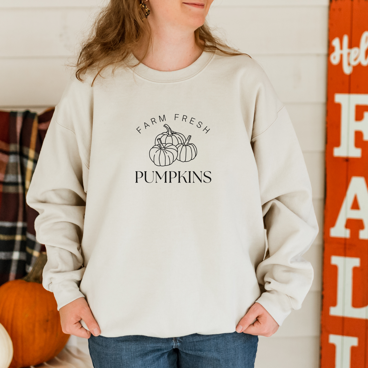 Farm Fresh Pumpkins Sweatshirt Limited Edition