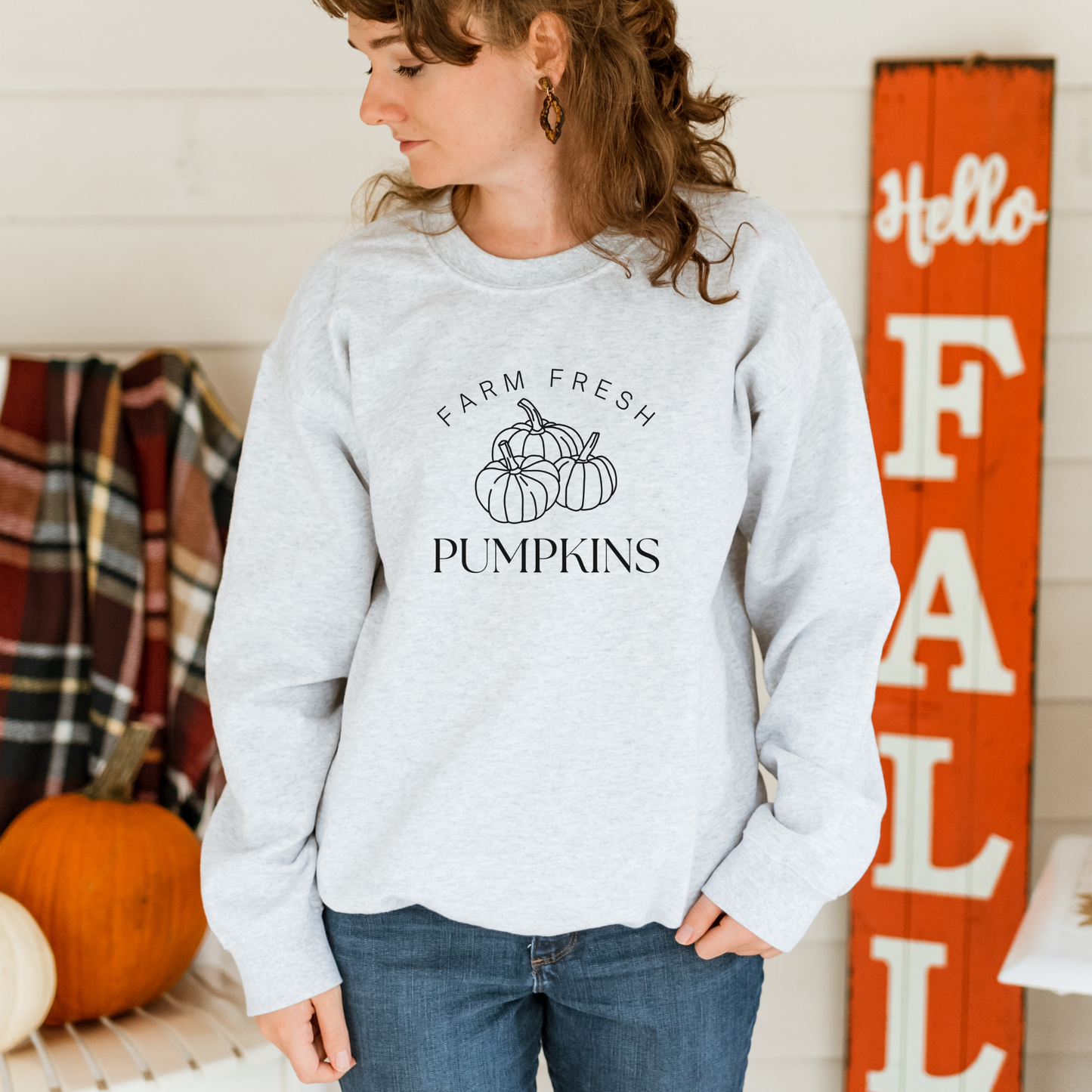 Farm Fresh Pumpkins Sweatshirt Limited Edition