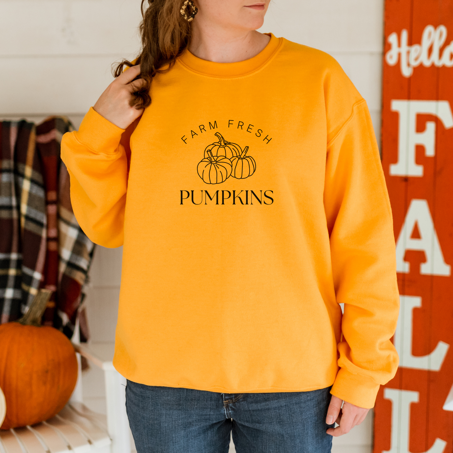 Farm Fresh Pumpkins Sweatshirt Limited Edition