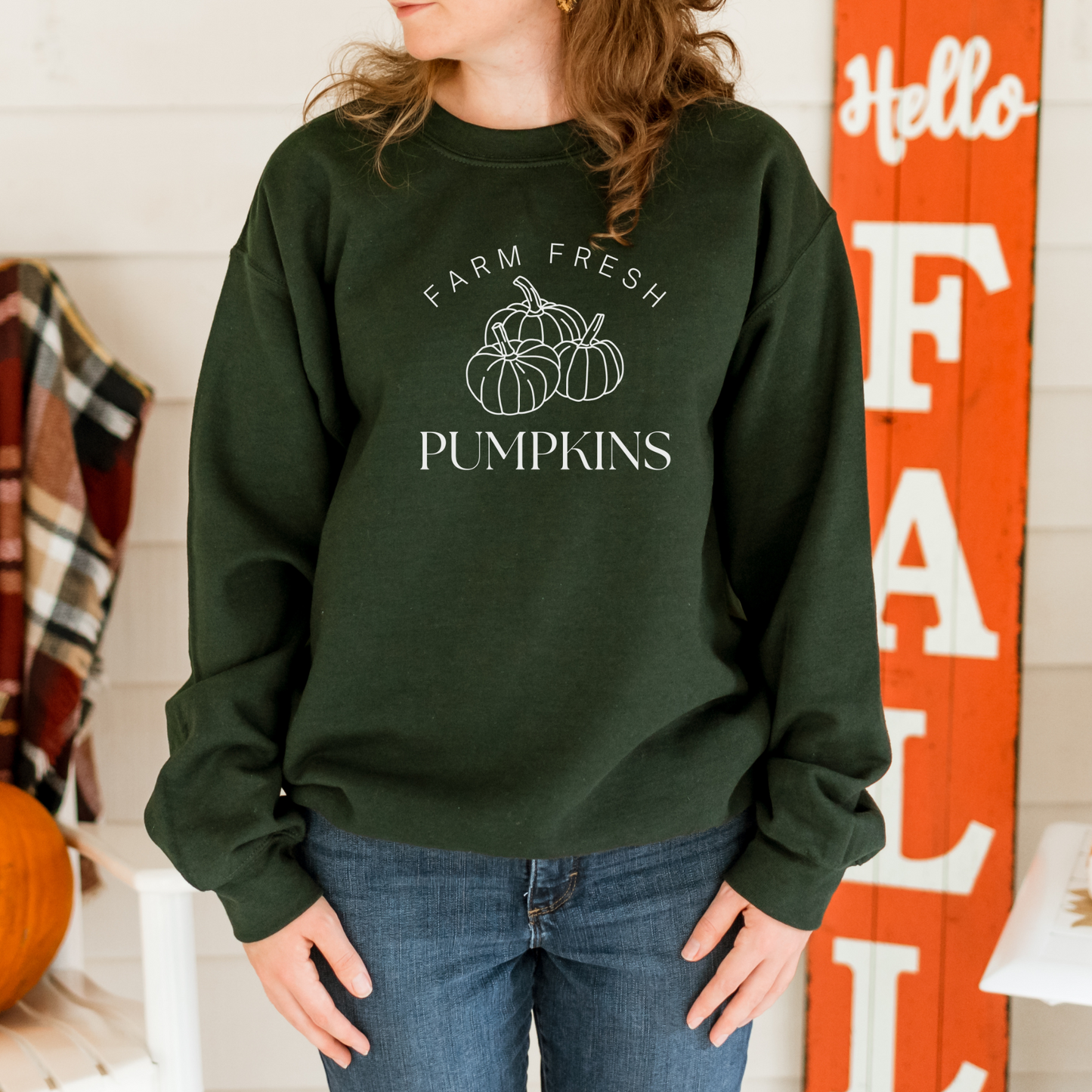 Farm Fresh Pumpkins Sweatshirt Limited Edition