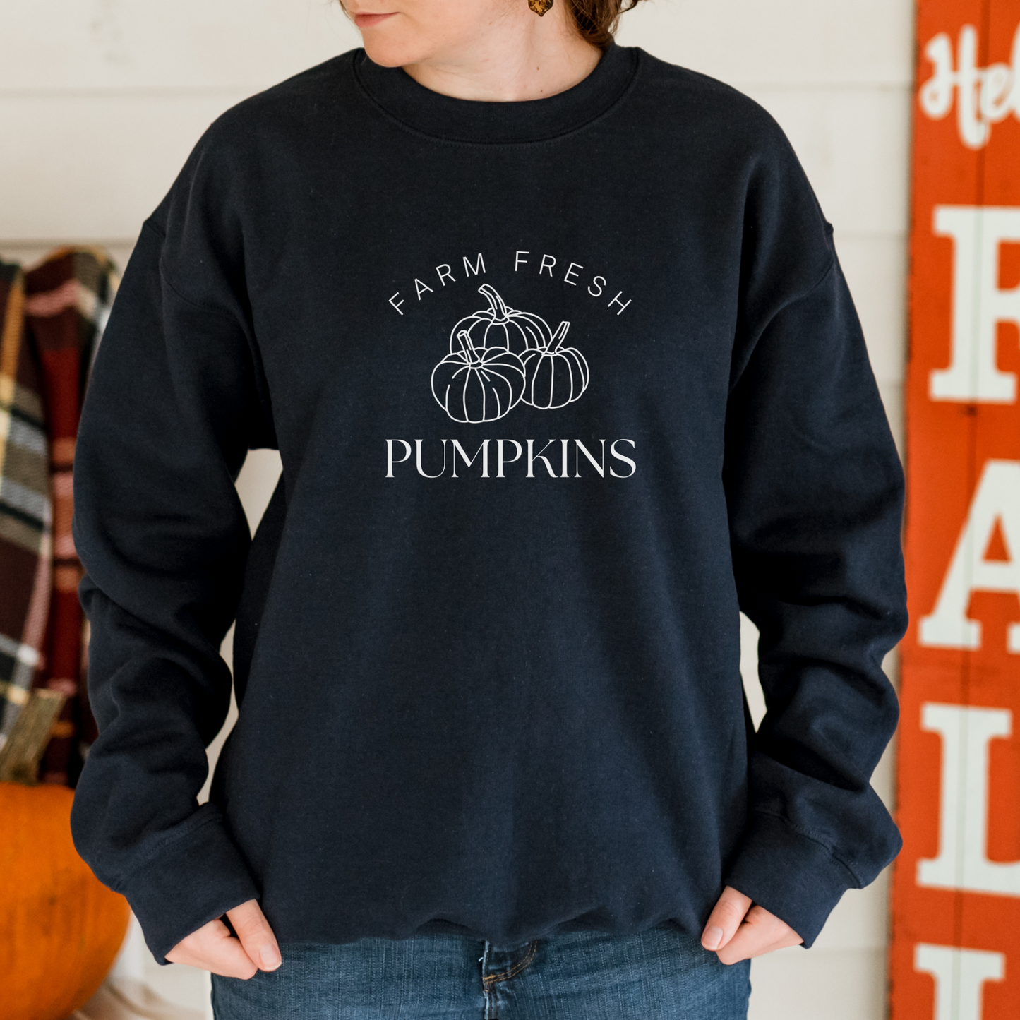 Farm Fresh Pumpkins Sweatshirt Limited Edition