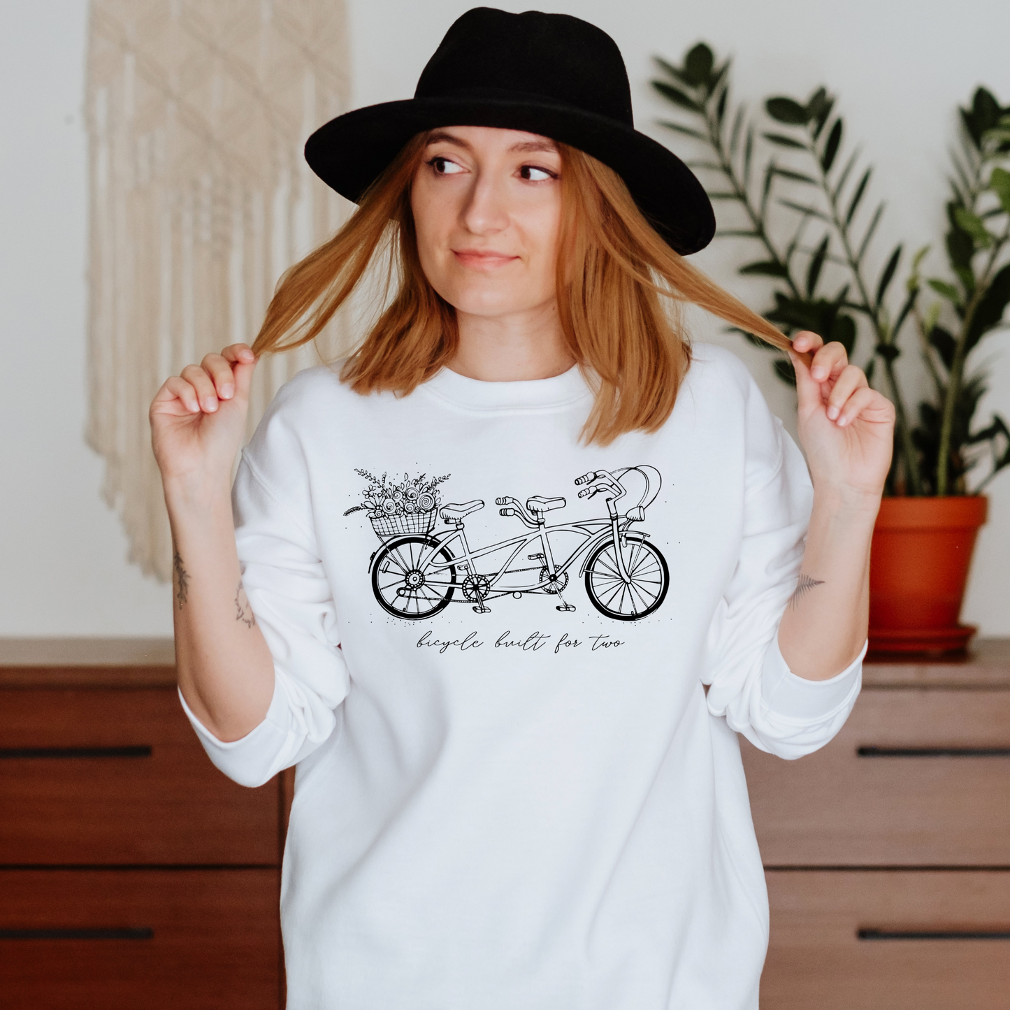 Bicycle Built for Two Sweatshirt