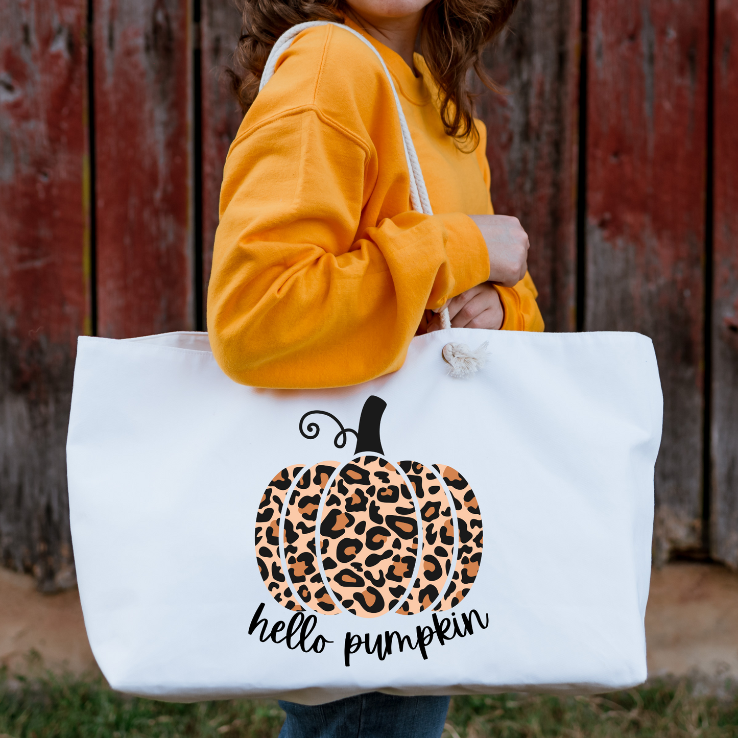 Leopard Pumpkin Weekender Bag