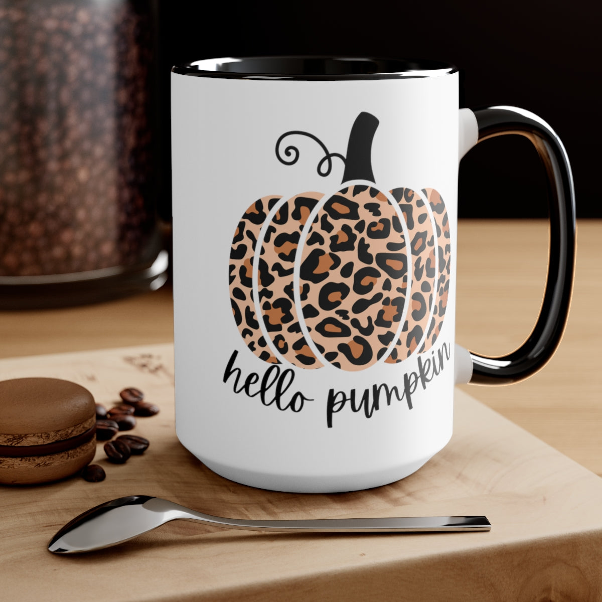 Leopard Pumpkin Mug